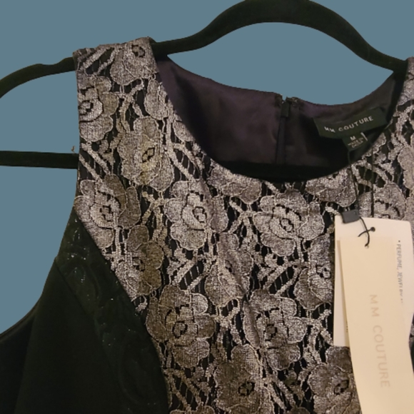 NWT MM Couture Sleeveless Cocktail Dress - Picture 3 of 3